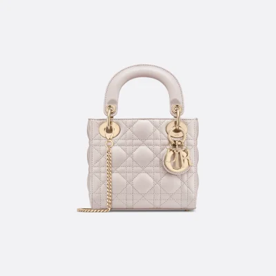Mini Lady Dior - Beige